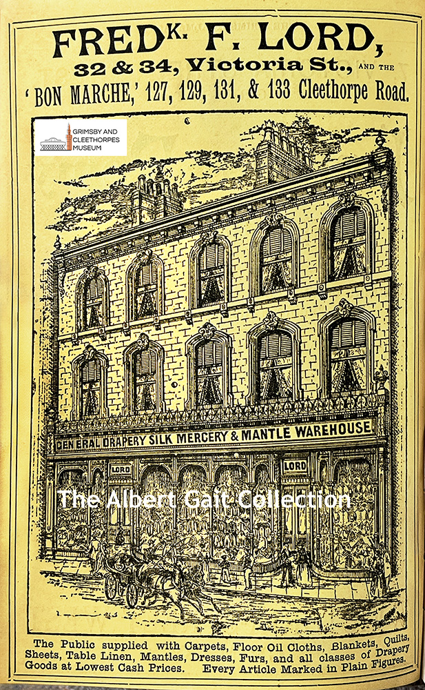 ‘The Grimsby Almanack 1894’; Frederick F. Lord, draper etc.