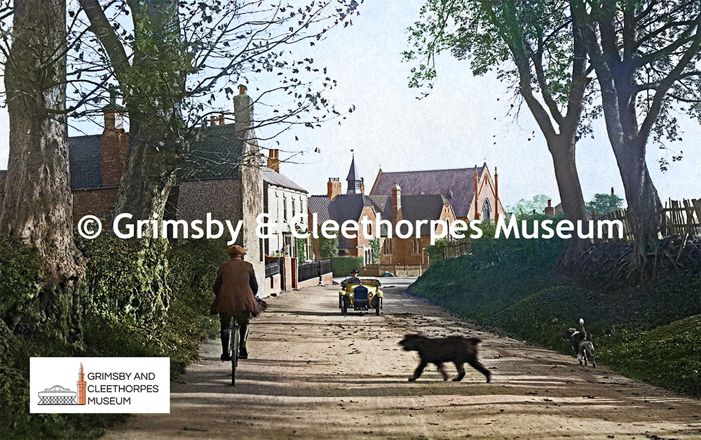 Cheapside, Waltham c1918 – colourised