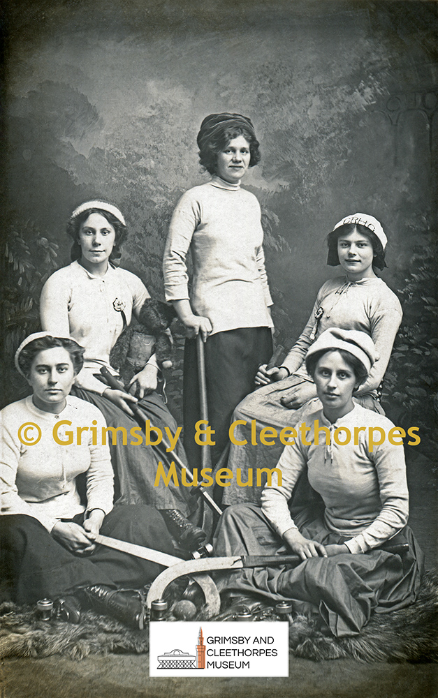 Cleethorpes roller hockey club girls 1910 (and a link to a once-famous, Cleethorpes murder)