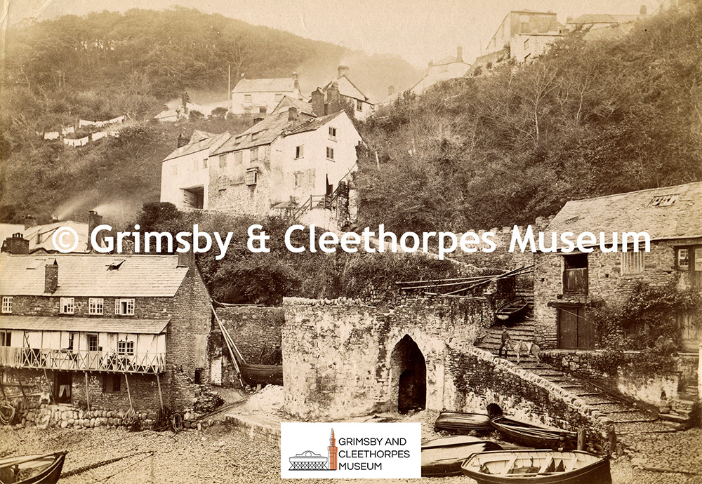 ‘Clovelly from the sea’ c1880