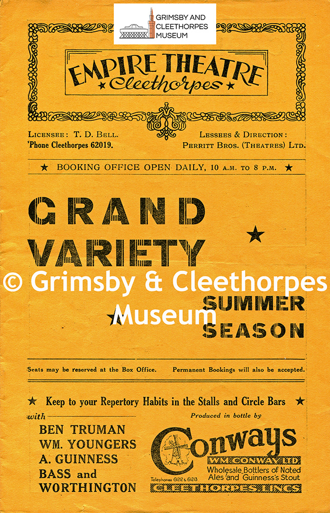 Empire Theatre, Cleethorpes programme 1950