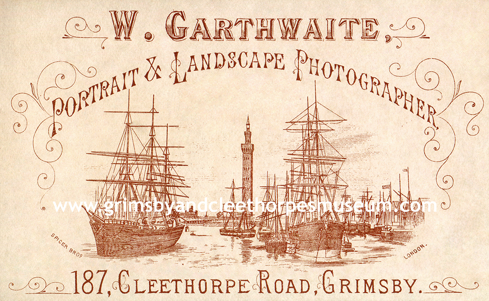 William Garthwaite, portrait and landscape photographer, Grimsby c1880