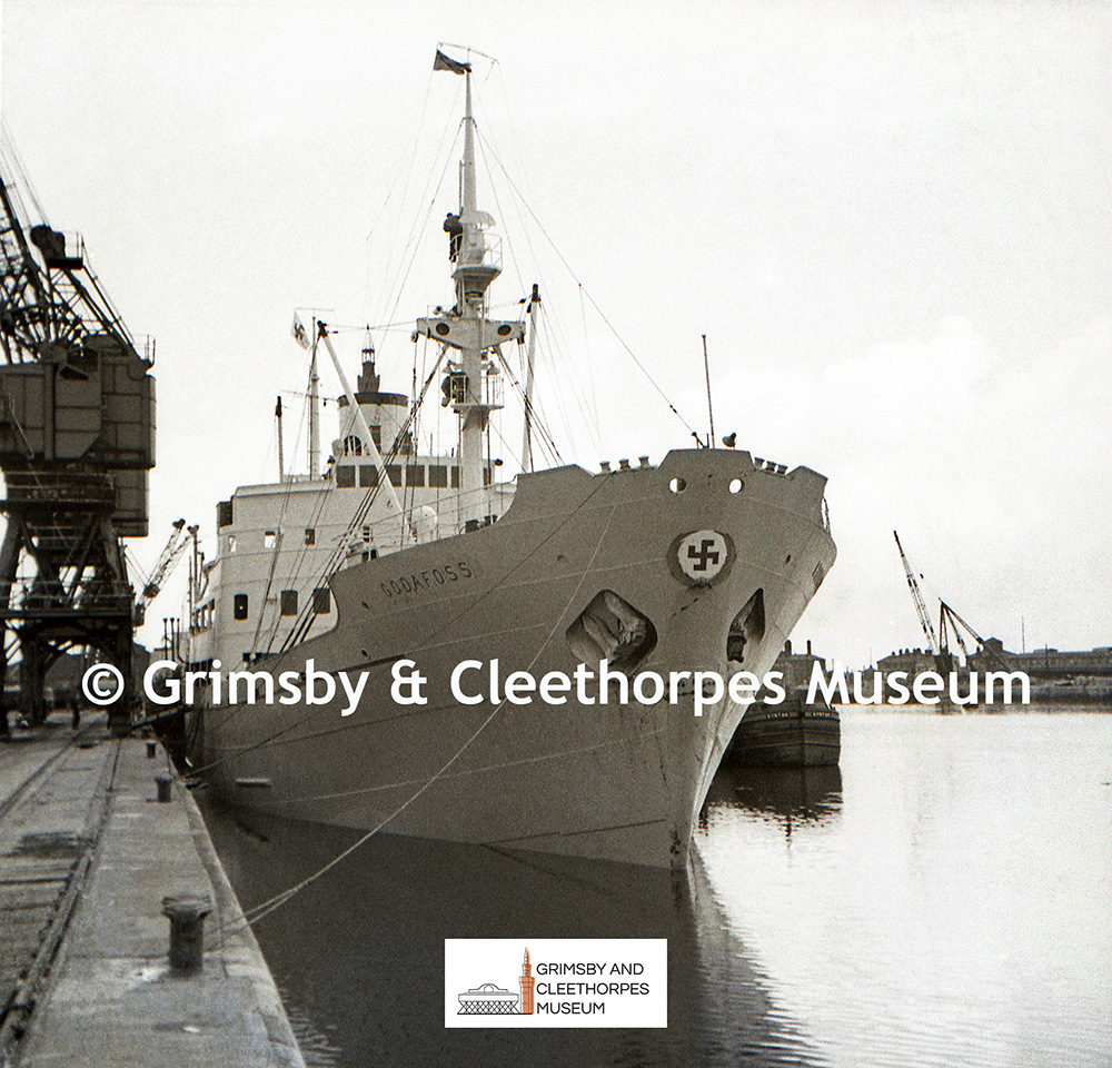 ‘Godafoss’ in the Royal Dock, Grimsby 1966