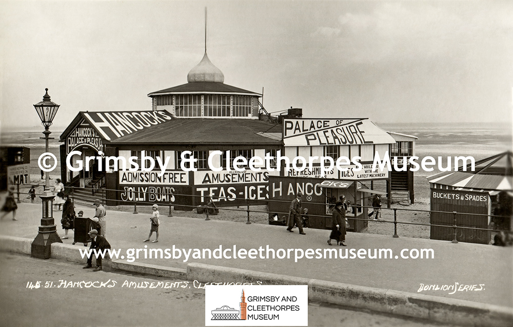 Hancock’s Amusements, Cleethorpes; a ‘Donlion Series’ postcard circa mid-1920s