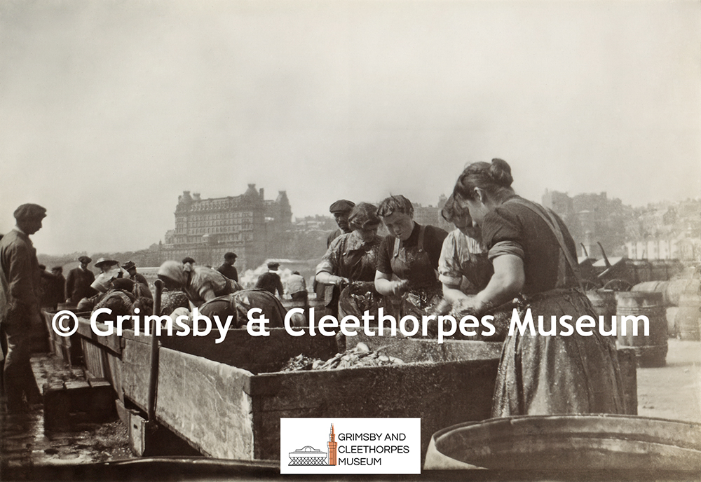 Scottish herring girls in Scarborough c1910