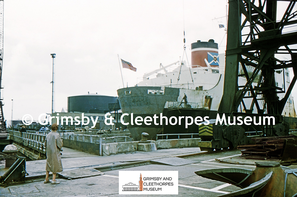 ‘Iron Barque’ (Newcastle) in dry dock at Immingham 1967 (Photo 2)
