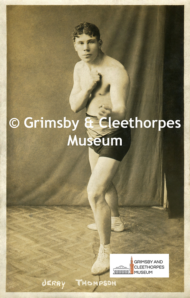 Grimsby’s ‘Fighting Fisherman’; Jerry Thompson (1888-1969) by Harry Shaw c1905