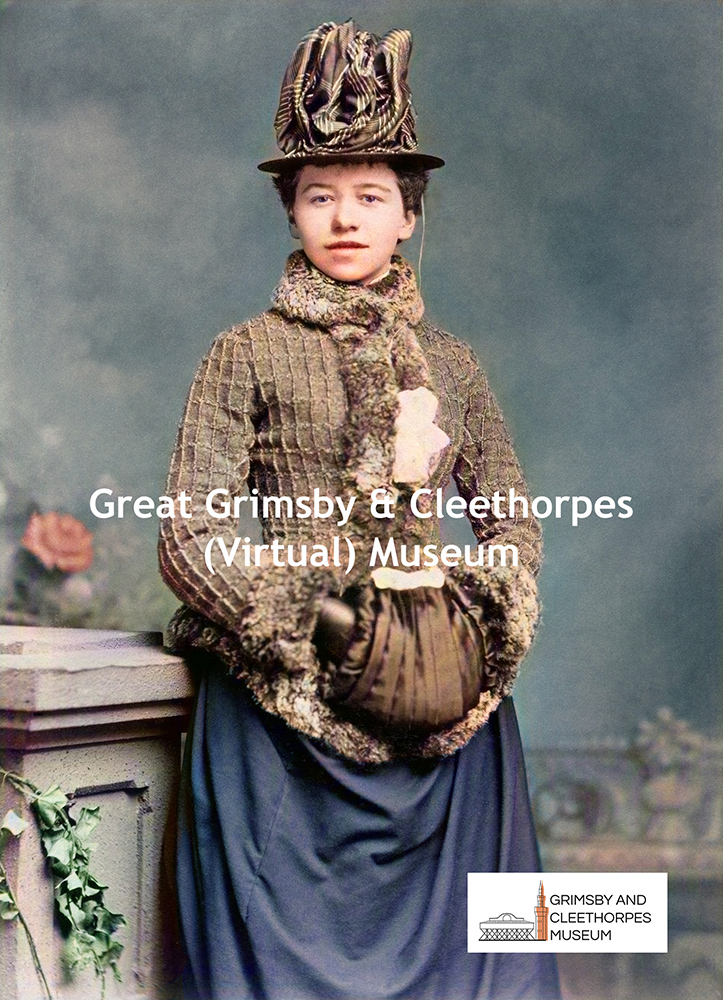 ‘Lady with hat’; a portrait by Lowthian Bros. c1890s – colourised