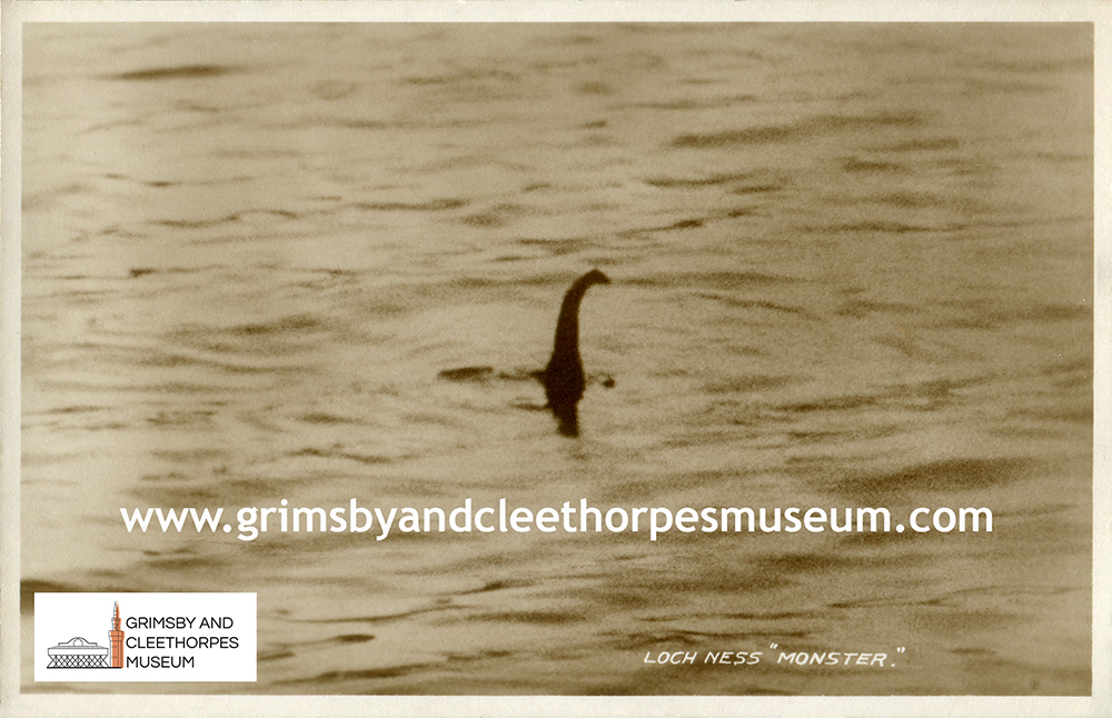 Loch Ness Monster real photograph postcard 1934