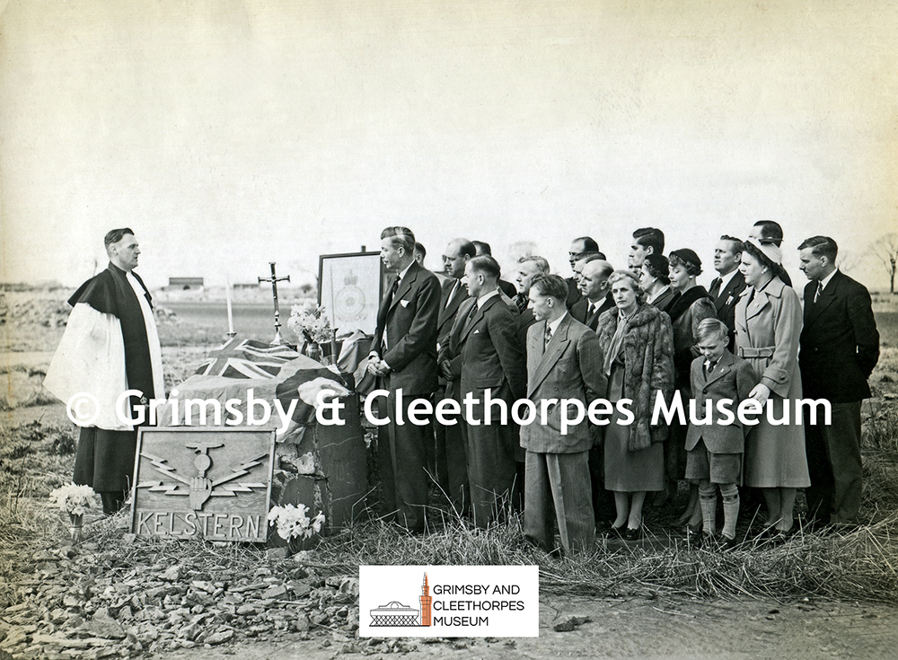 RAF Kelstern: veterans pay tribute to colleagues from No. 625 Lancaster Squadron who did not return 1956