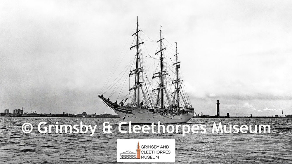 TS ‘Sørlandet’ leaving Grimsby in 1965