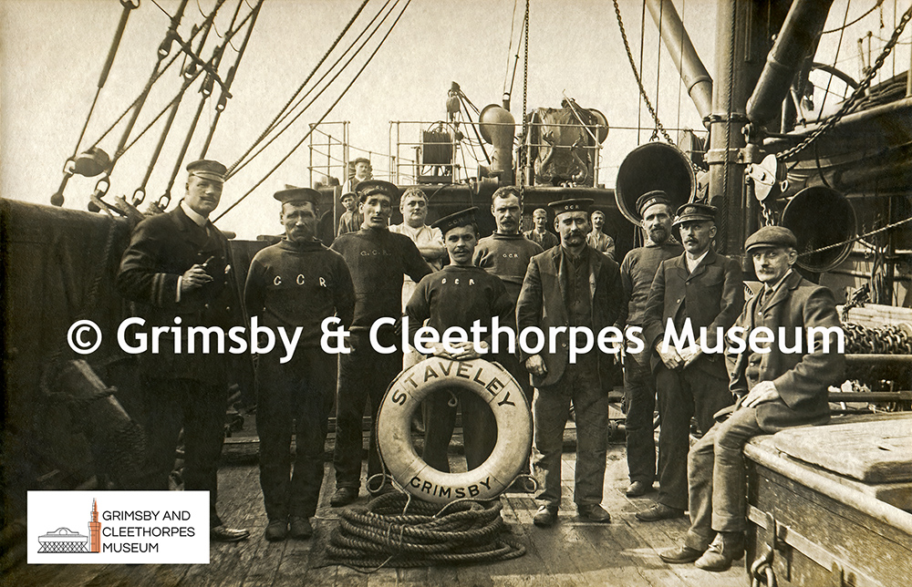 SS ‘Staveley’, a passenger and freight vessel on he Grimsby-Hamburg route c1910