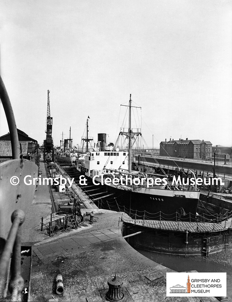 ‘Tasso’ in dry dock at Immingham 1961