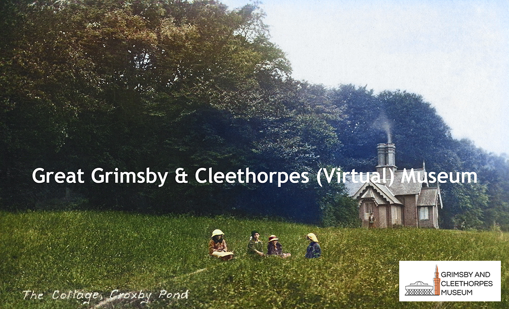 The Cottage, Croxby Pond c1921 – colourised in 2022