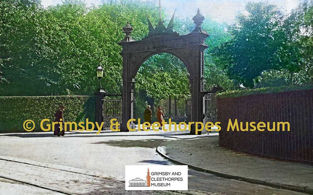 The Gates, People’s Park, Grimsby c1920