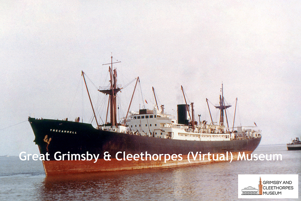 MV ‘Trecarrell’ at Immingham c1960