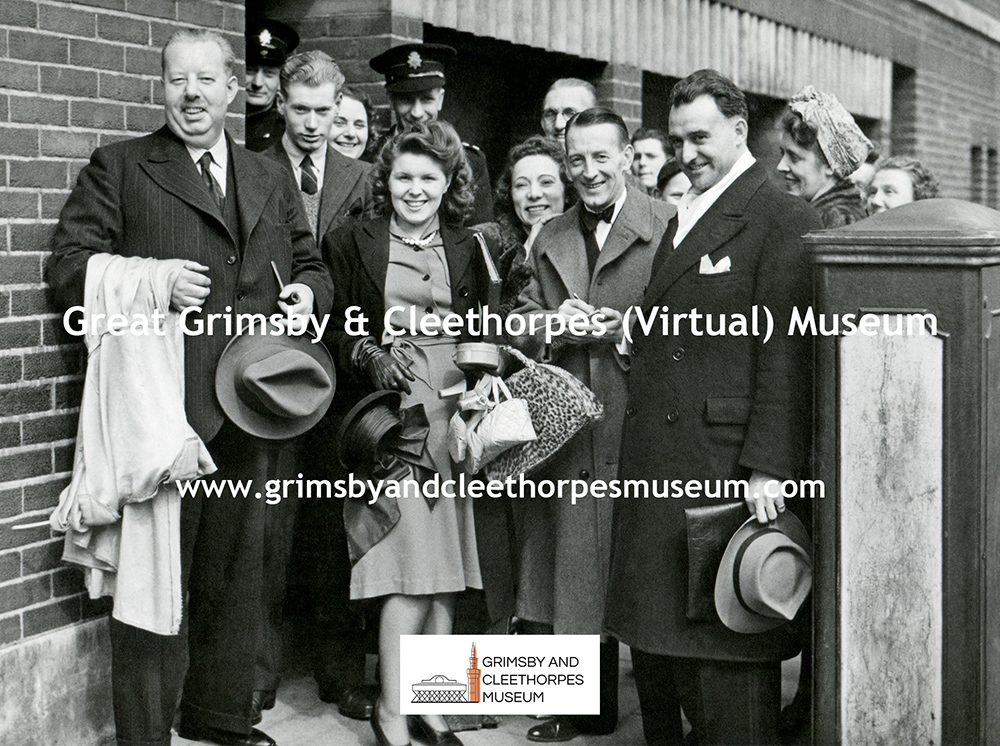 Wilfred Pickles Signing Autographs in Grimsby c1956